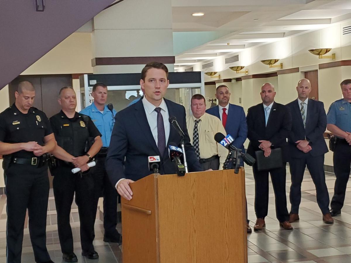 Tom Haine at Cross-River crime task force launch