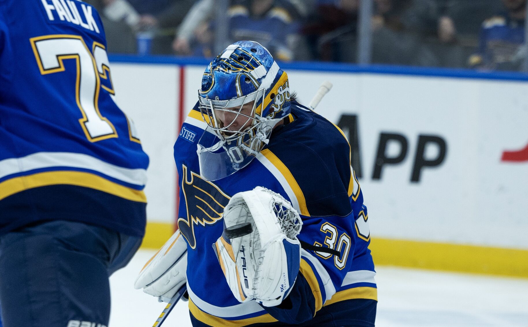 Photos: Hofer Secures Shutout After Neighbours Goal Gives Blues OT ...