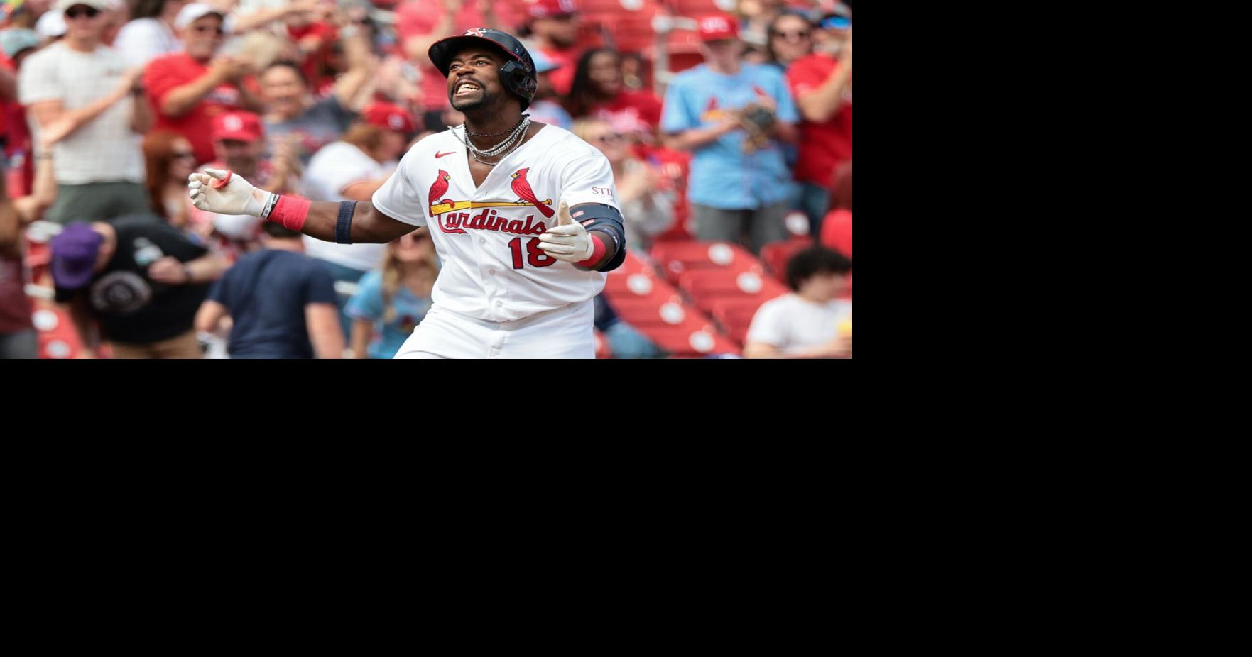 Cardinals right fielder Jordan Walker showed a glimpse of what his offseason adjustments can bring with a powerful day that included three hits and a three-run homer.