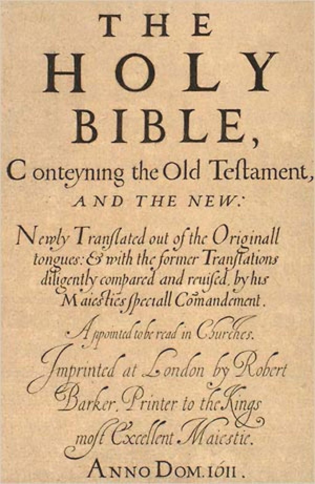 A Time To Celebrate 400 Years Of The King James Bible Faith Perspectives Stltoday Com