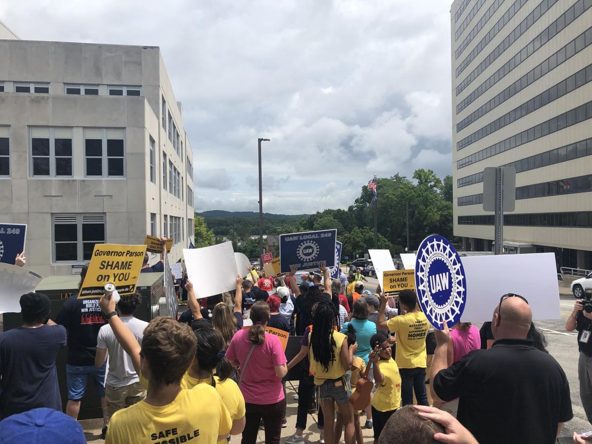 Medicaid expansion protest