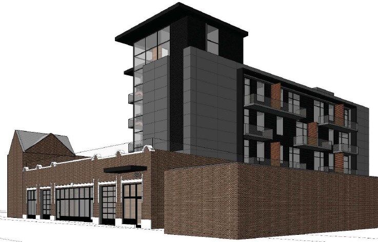 Rendering of the Residences at 4534 Olive