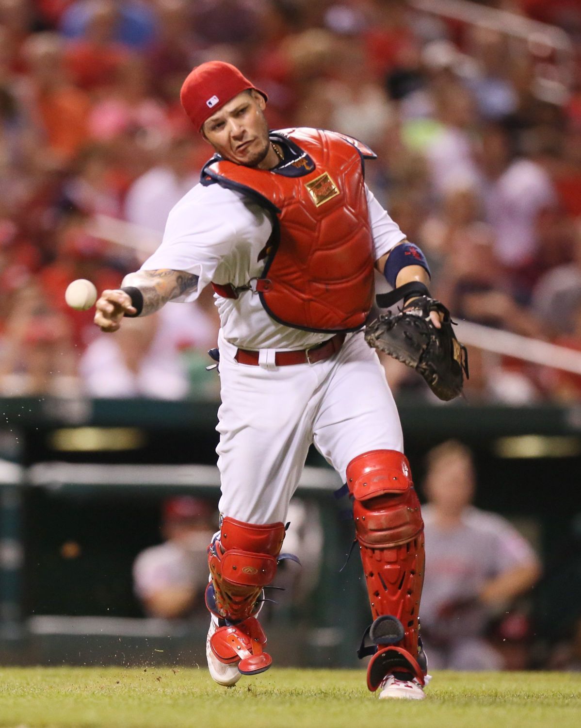 Baseball Yadier Molina #4 St. Louis Cardinals Player Name Baseball Jersey