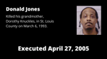 Executed April 27, 2005: Donald Jones