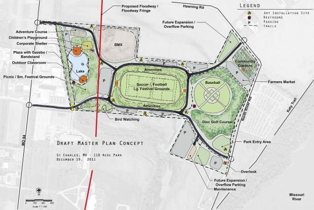 New St Charles park could include BMX track disc golf New St Charles park could include BMX track disc golf