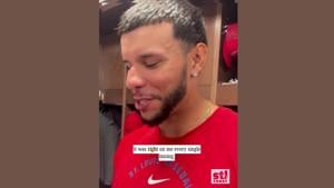 Joshua Baez senses father's presence in historic Cardinals debut