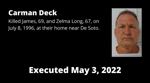 Executed May 3, 2022: Carman Deck