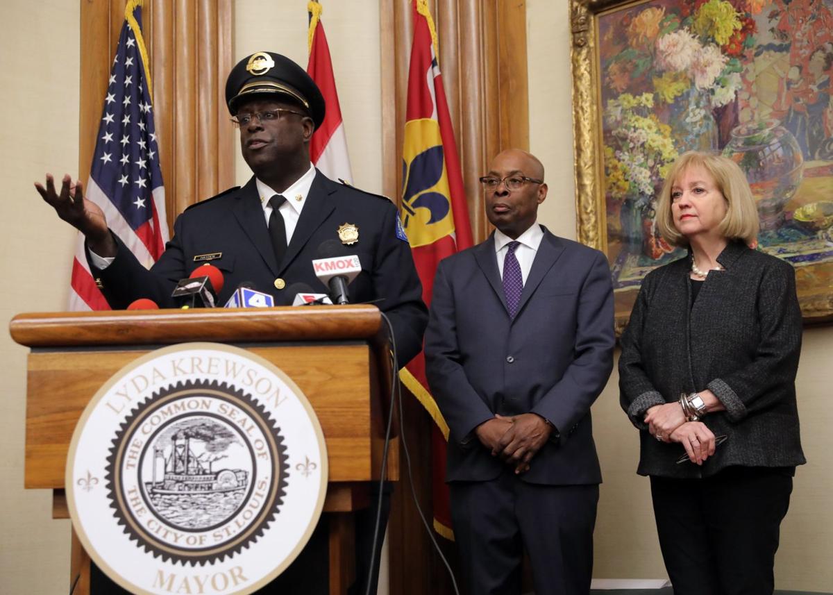 New city of St. Louis police chief, John Hayden