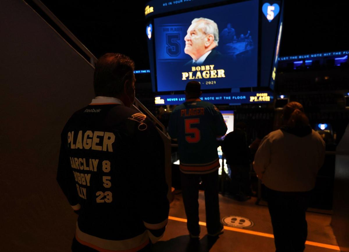 Memorial for Bobby Plager at the Enterprise Center