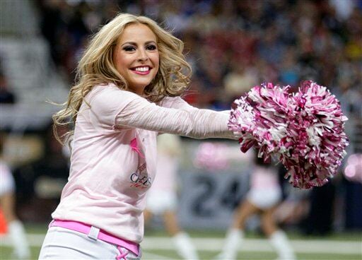 Photos: NFL cheerleaders wear pink for Breast Cancer Awareness Mo