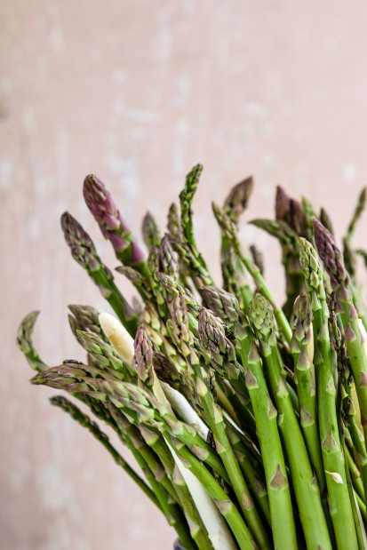 Fresh asparagus for the season
