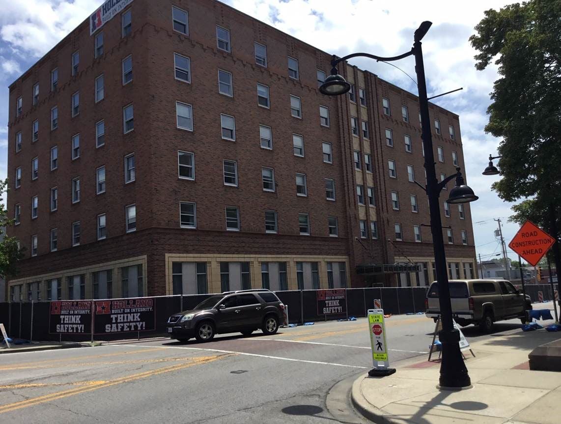 Holland Construction Begins Renovations on Historic Lofts on the Square Project.