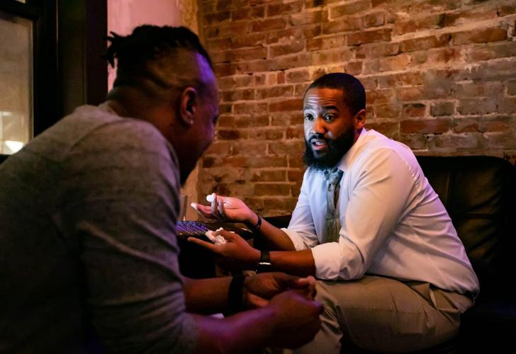 Black Males in Education happy hour