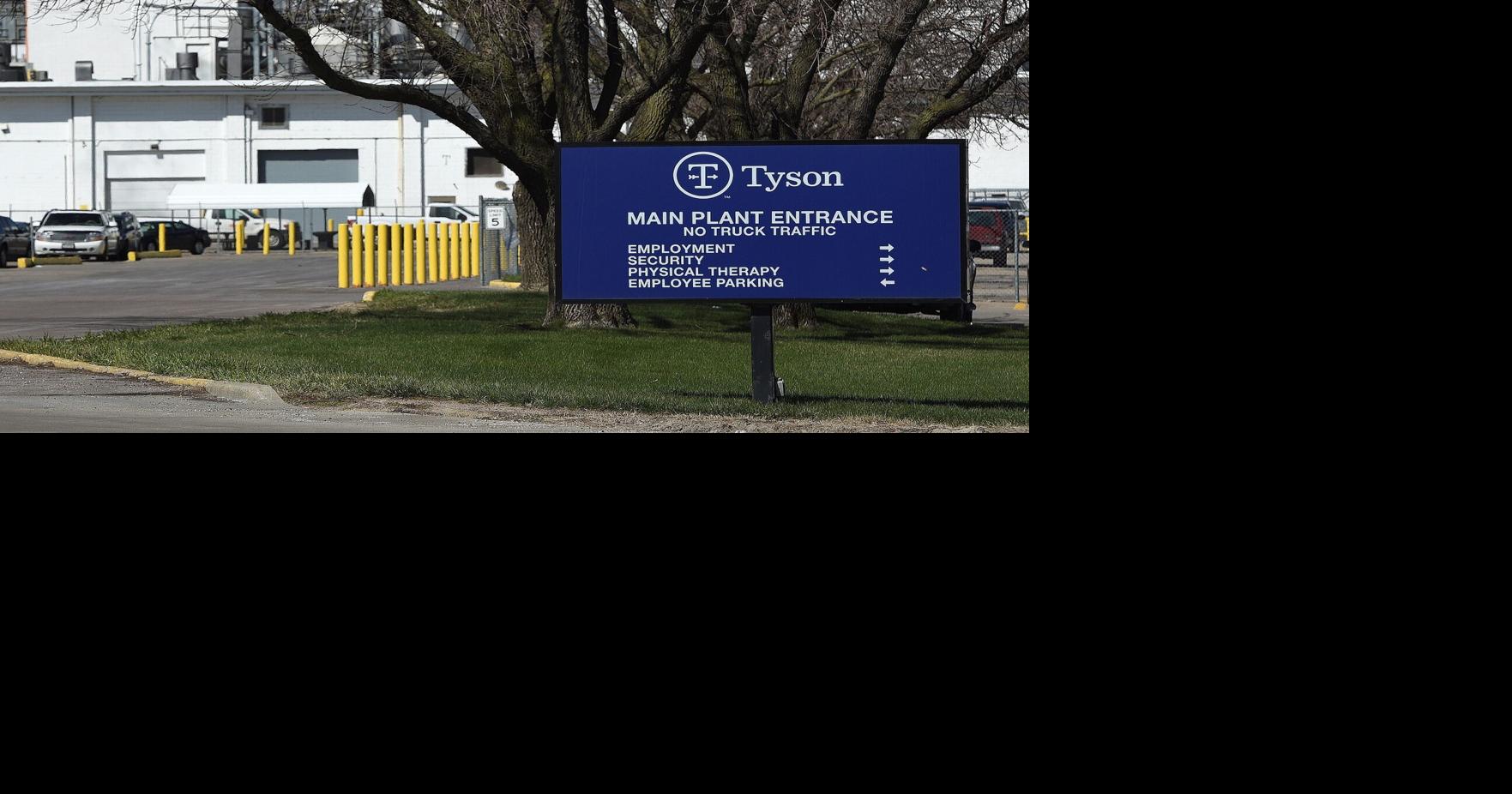 Tyson Fresh Meats beef processing complex in Dakota City, Nebraska