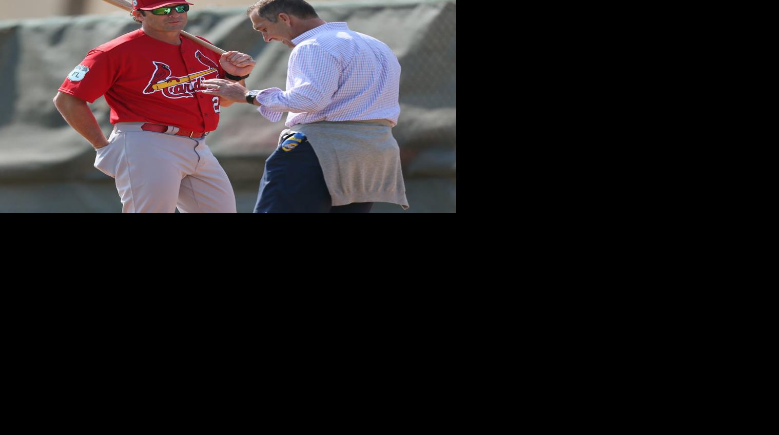 Price explains his lineup to Cardinals manager Matheny