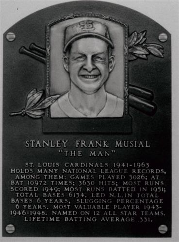 Musial, Stan  Baseball Hall of Fame