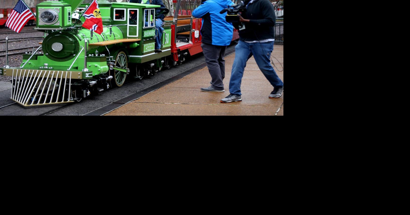 Photos: The St. Louis Zoo debut's first electric train, the Mary Meachum