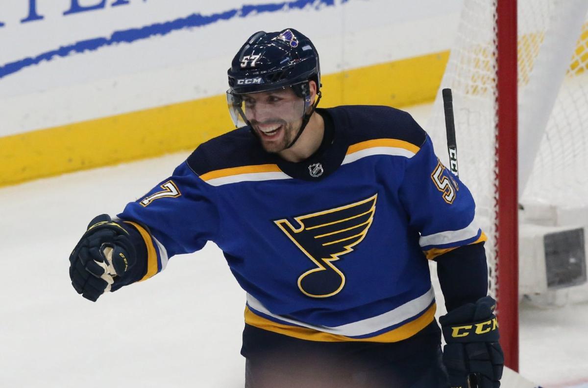The Blues take on the Oilers at the Enterprise Center
