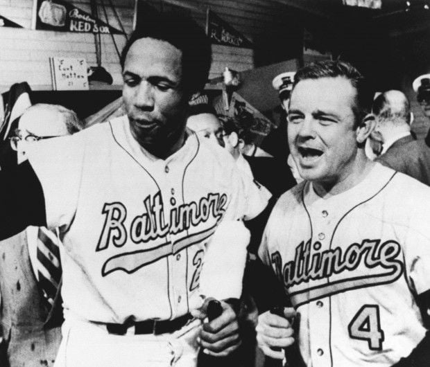 Former Baltimore Orioles player Boog Powell smiles while