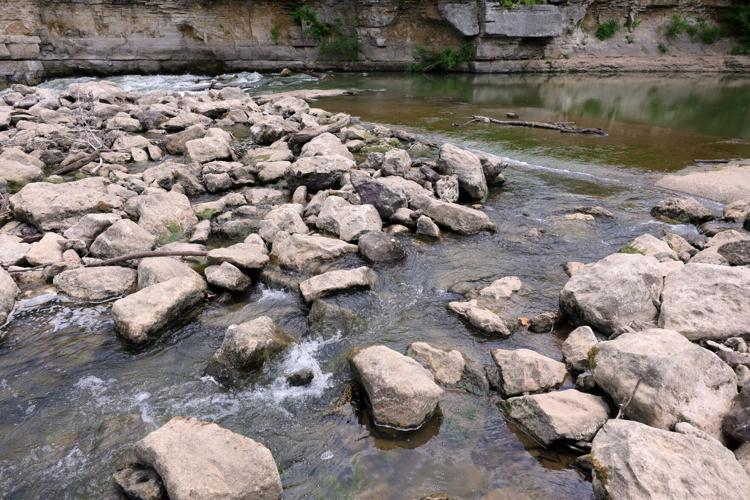 Swimming in Big River at Rockford Park