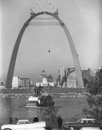 Arch's final wedge, 1965