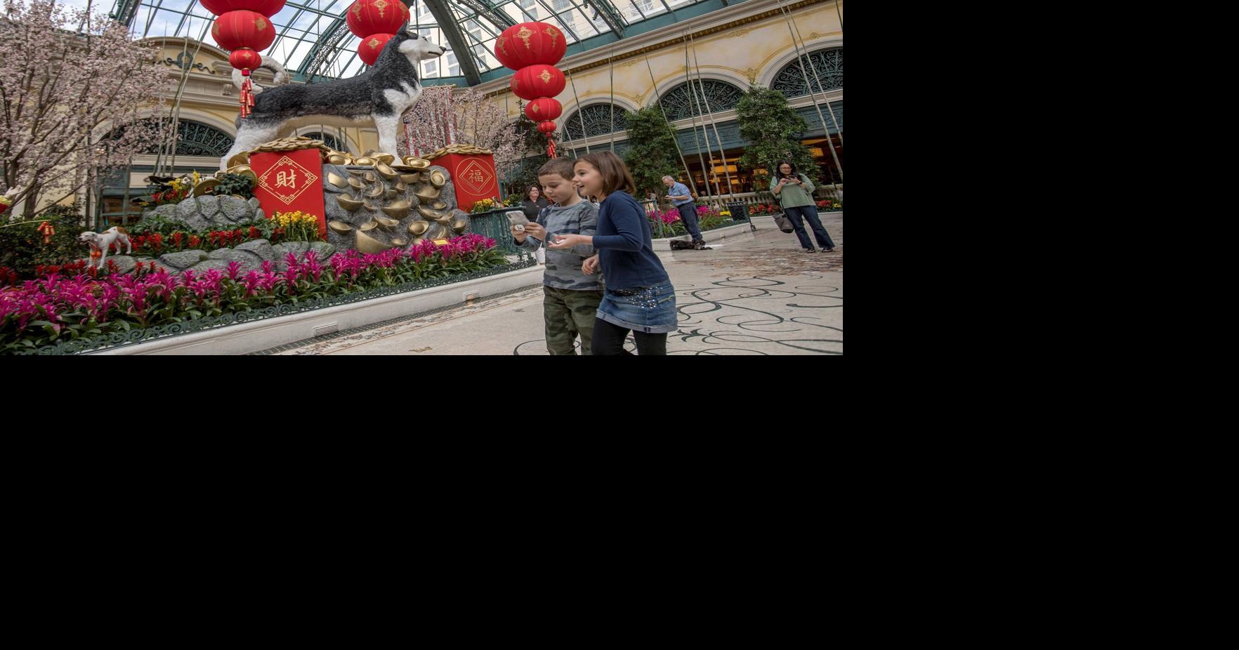 The Forum Shops Tunnel at Caesars Palace in Las Vegas Editorial