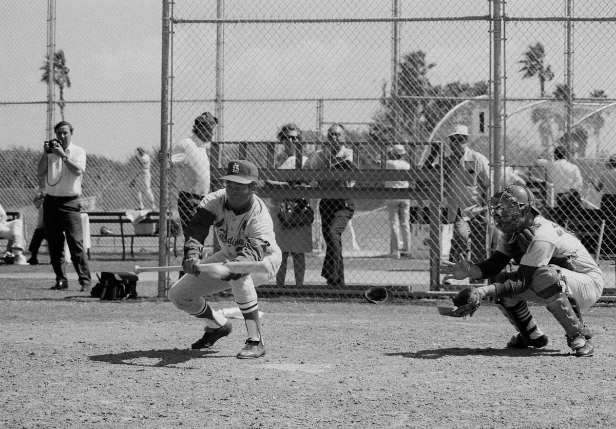 Lot Detail - 1997 Lou Brock St. Louis Cardinals Spring Training