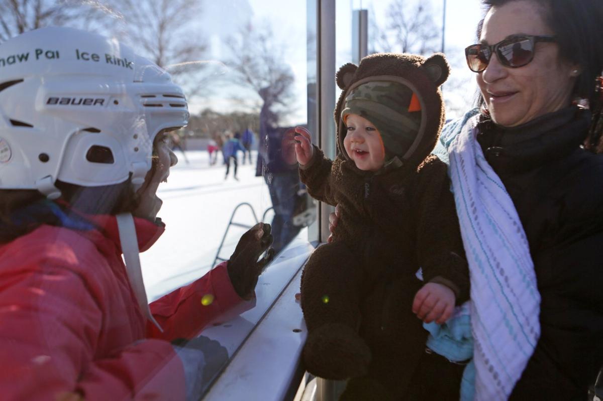 Skaters hit the ice at Shaw Park Ice Rink Multimedia