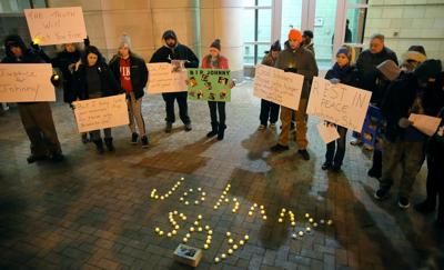 Memorial held for John Shy who died at St. Louis County Justice Center jail
