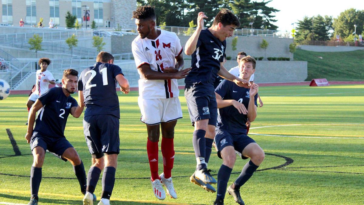 Maryville soccer player Braden Johnson