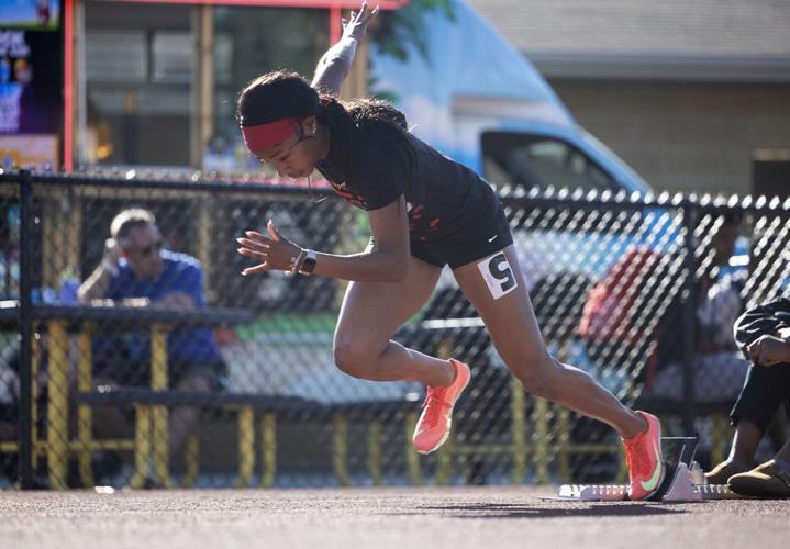 Class 3A O'Fallon girls track and field meet