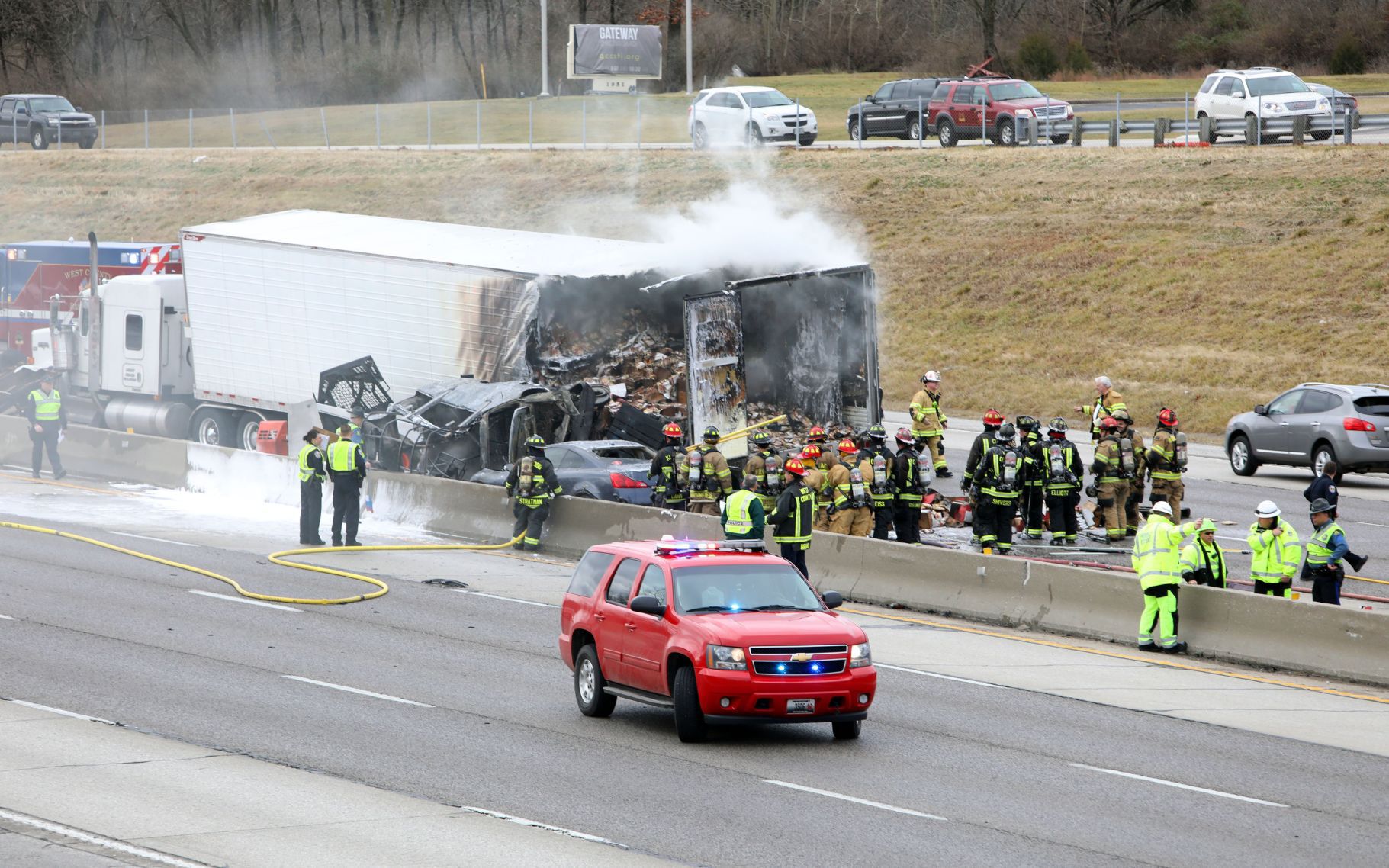 One Dead, Two Injured In Fiery Crash On I-270 In Town And Country | Law ...