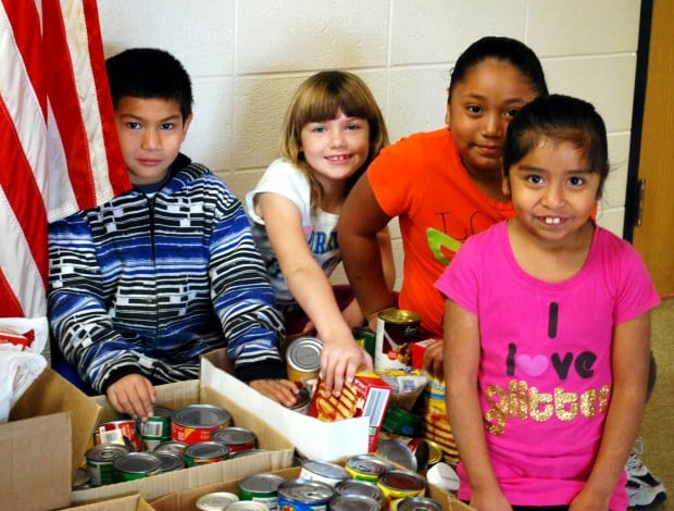 Kreitner students collect food for local pantry