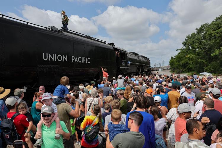 Union Pacific’s “Big Boy” train arrives at Union Station in �����Ӱ�ԭ��