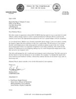 Comptroller letter