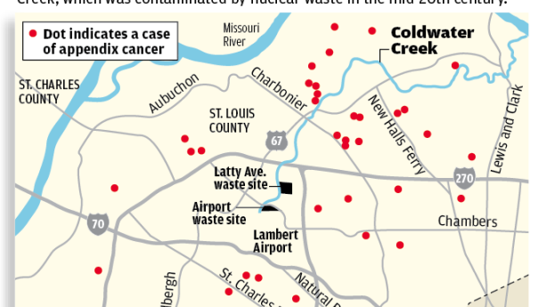 Survey Shows Numerous Cancers, Other Diseases, Near North St. Louis County  Creek