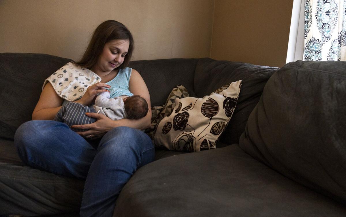 Free breast milk helped Rebecca Dubberke after her son's birth