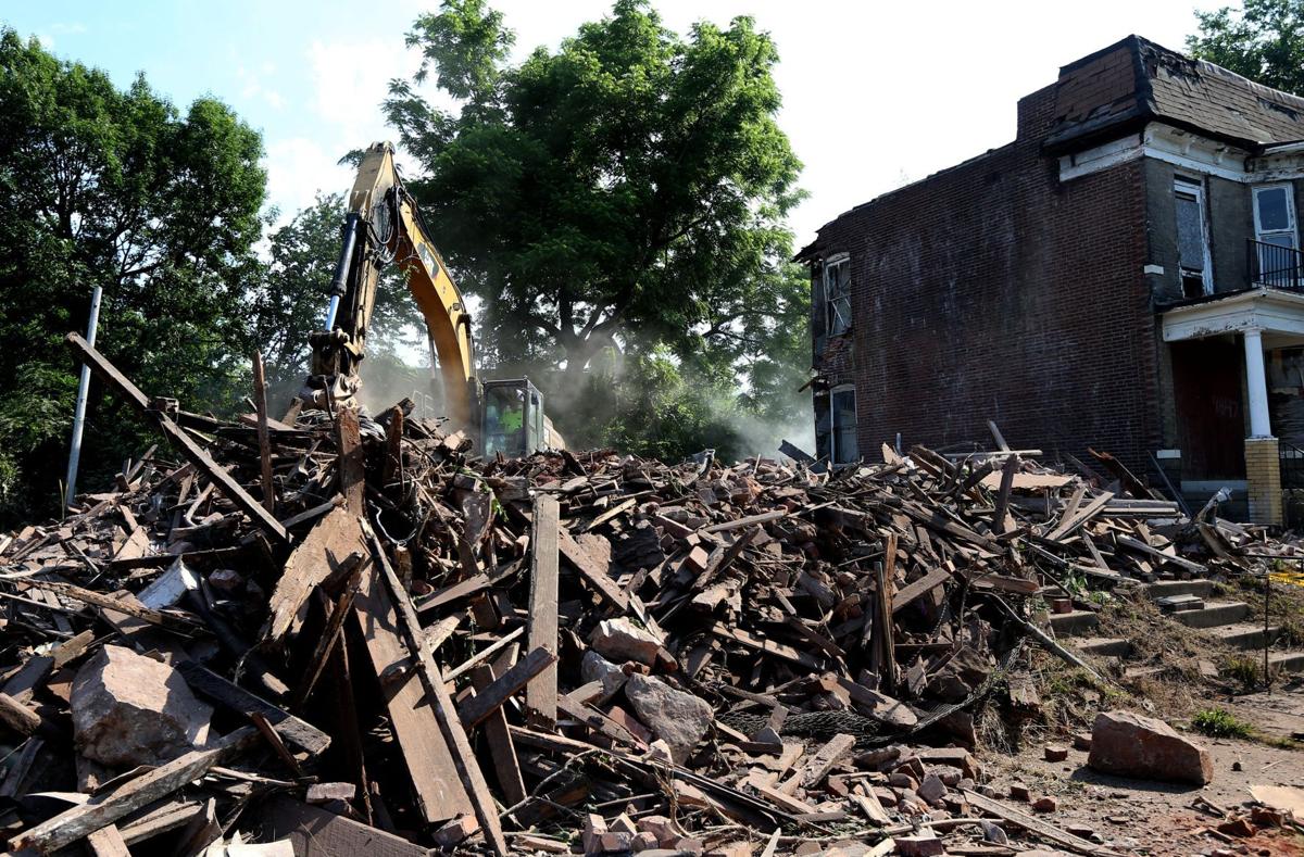 Razing vacant homes along