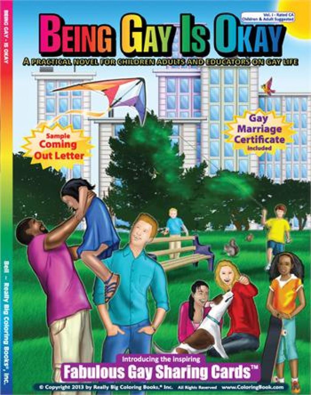 Coloring Book For Kids Being Gay Is Okay Book Blog