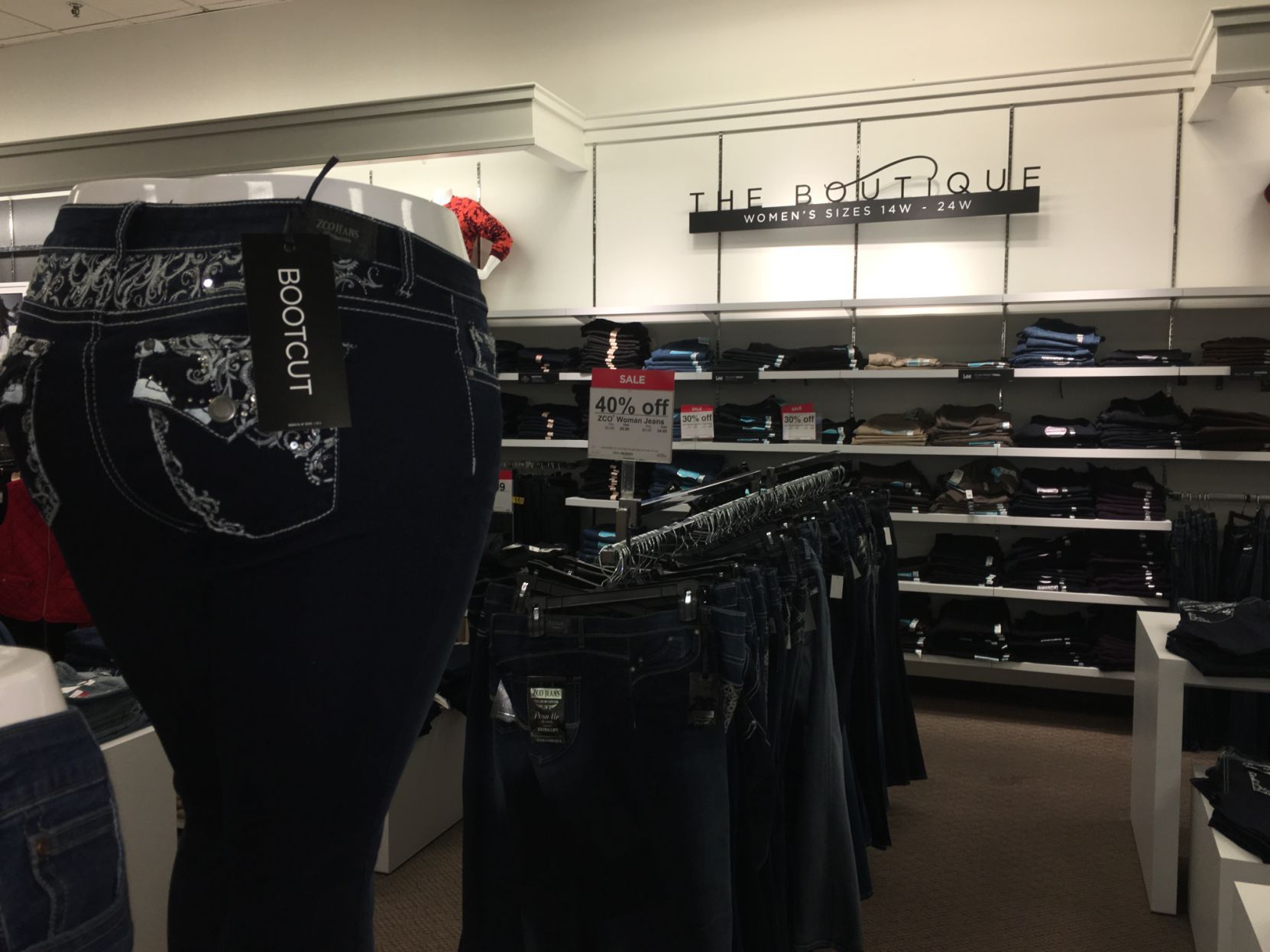 jcpenney boutique plus jeans