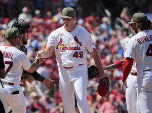 Cardinals look for the sweep against the Royals