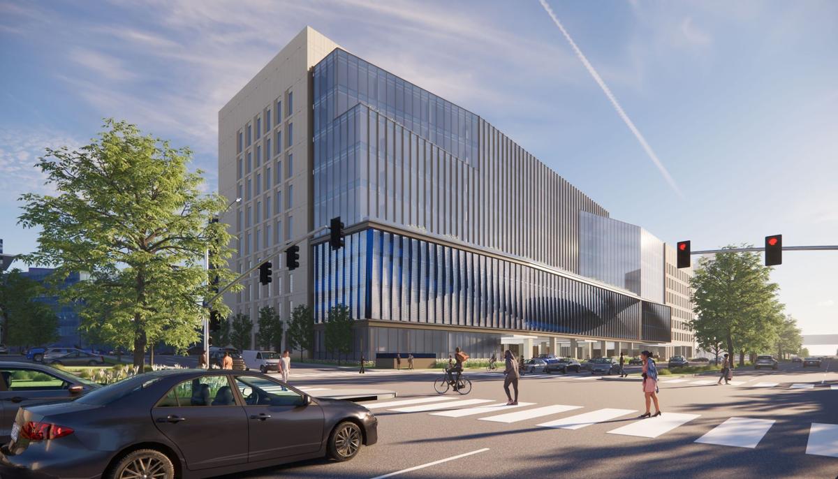 Ambulatory cancer center rendering