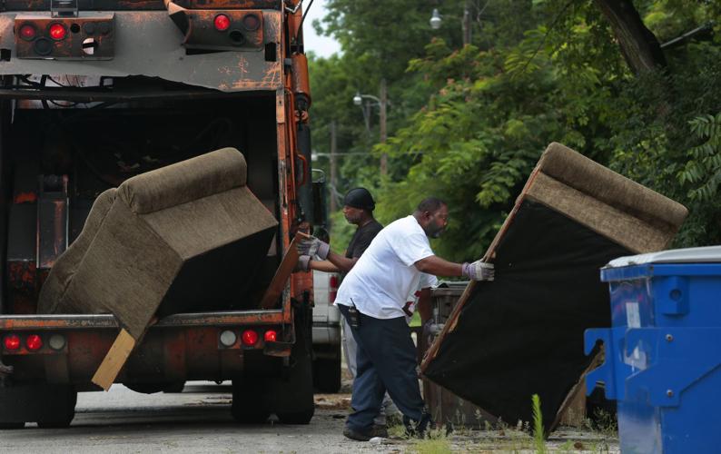 Bulk trash stacking up as short staffing affects pickup