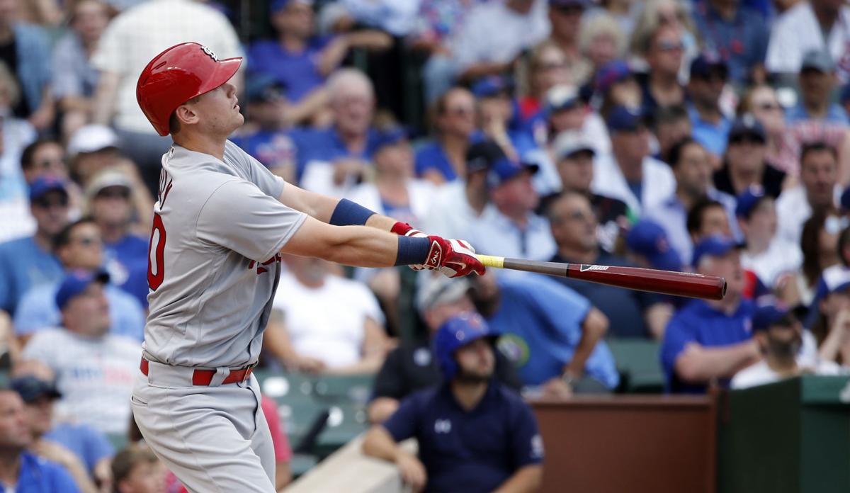 Stephen Piscotty gets hit in first at bat since his mother passed away