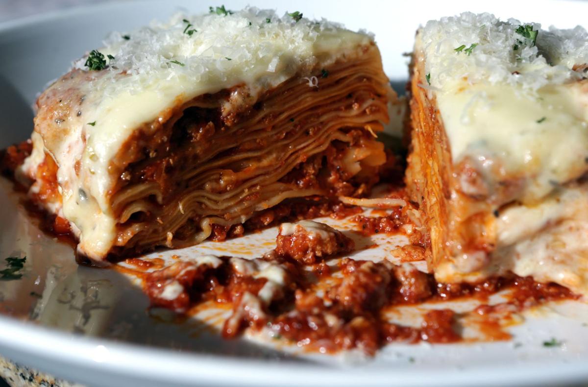 Special Request Napoli 2 lasagna starts with superthin homemade