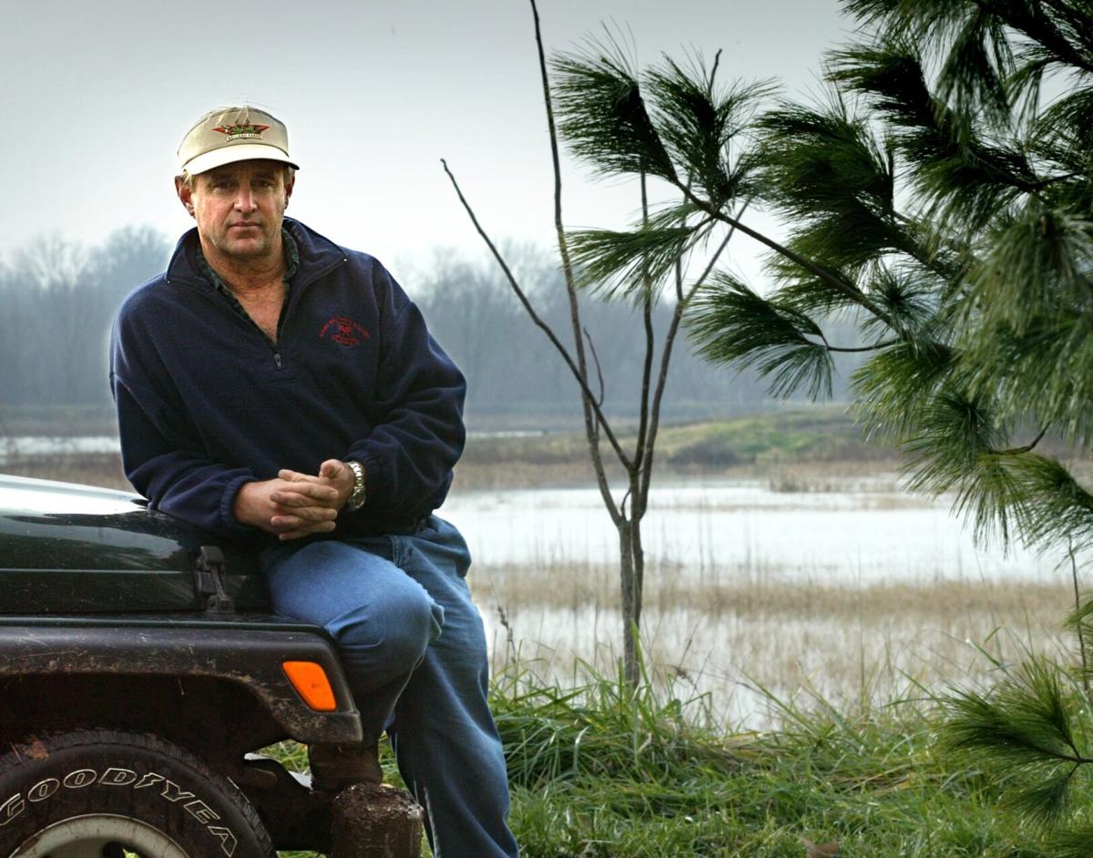 Adolphus Busch IV, an environmental activist, at his farm in St. Charles County on Dec. 8, 2004