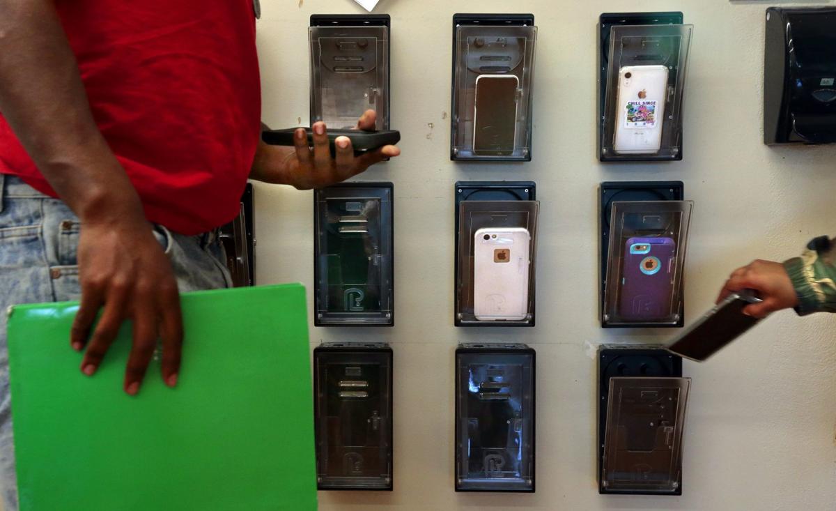 Schools try locking up cell phones to help class engagement