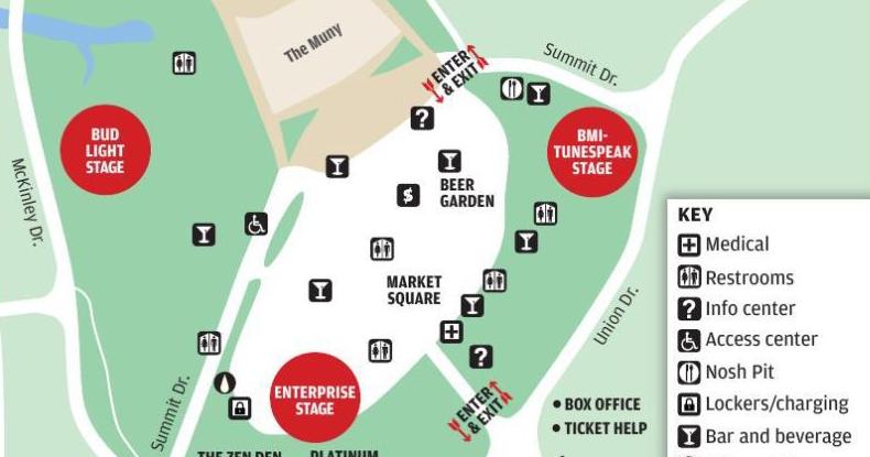 Loufest Map Find The Stages Food