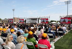 Andy Cohen gives keynote address at Wash U graduation