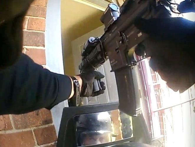 SWAT team enters Bade Jabir's apartment